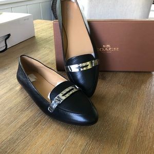 Coach black flats